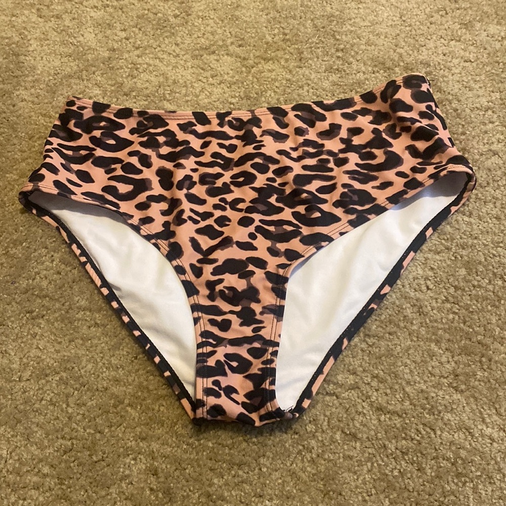 Leopard Swim Bottoms